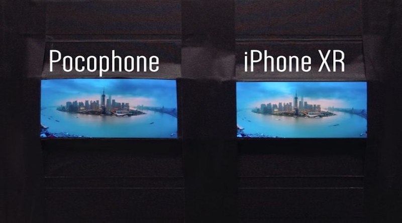 iPhone XR vs Xiaomi Pocophone F1: Кој има подобар LCD екран?